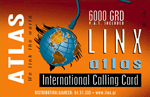 Linx Atlas 6000 GRD (Greek Drachmas) collectible collectable prepaid pre paid pre-paid calling phone card cards year 2000 greece greek